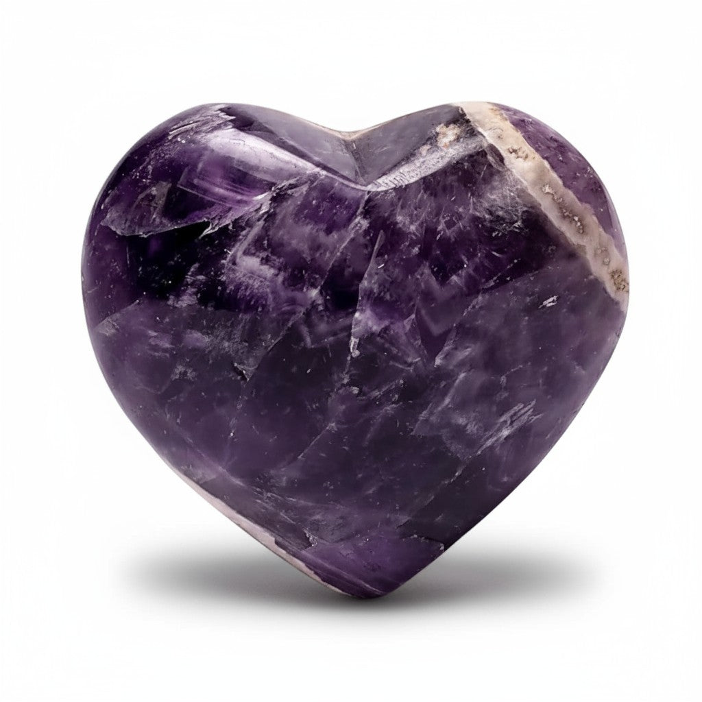 Coeur améthyste Brésil AA 35-40mm