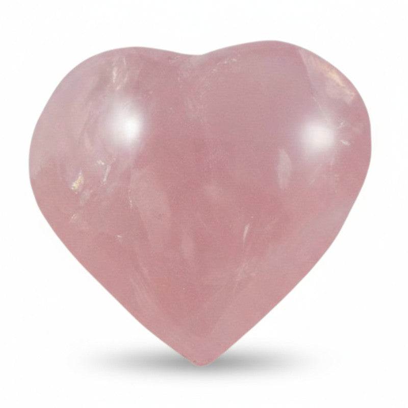 Coeur Quartz rose Brésil A  30mm