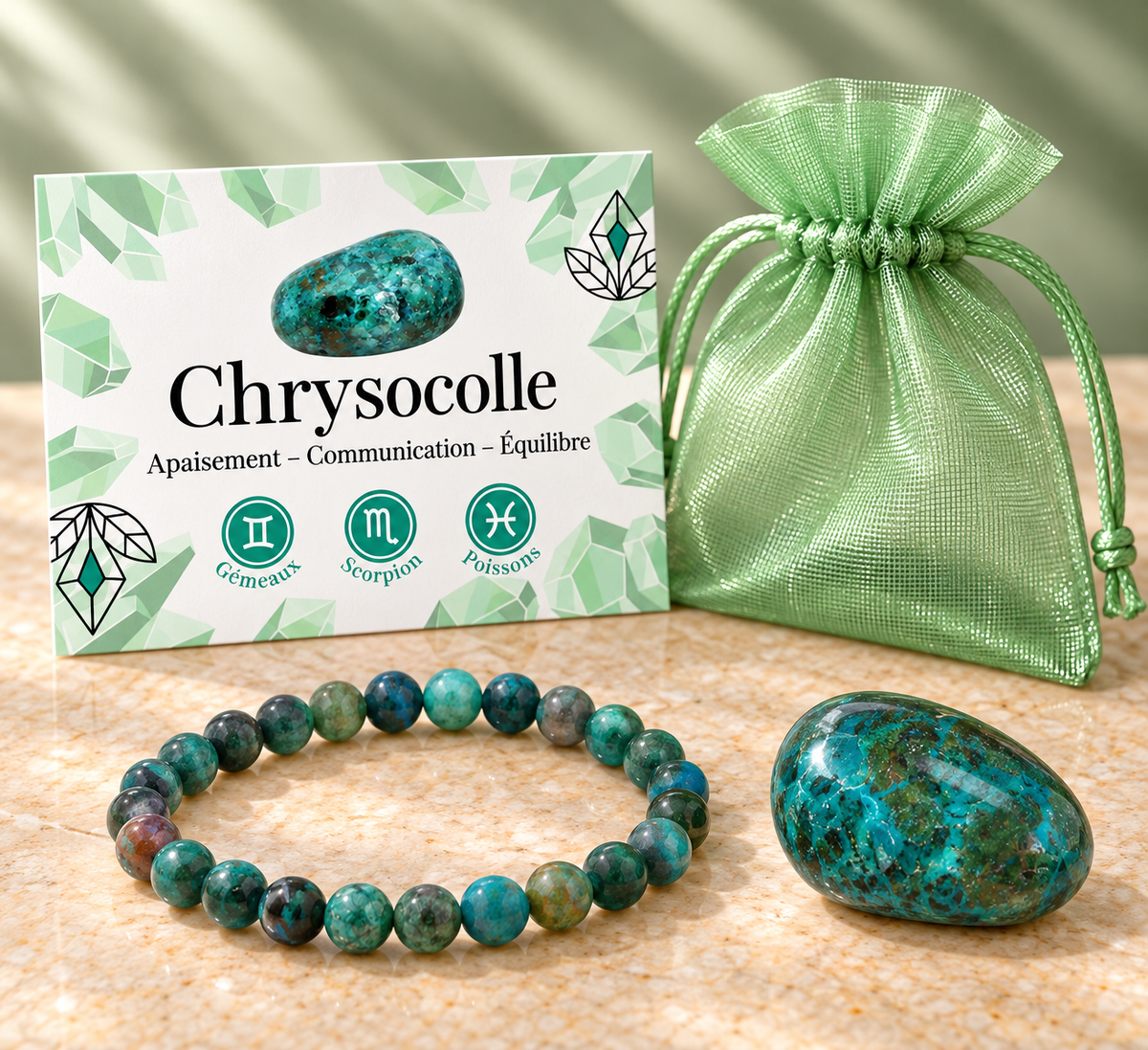 Pack "Entre ciel et terre" Chrysocolle