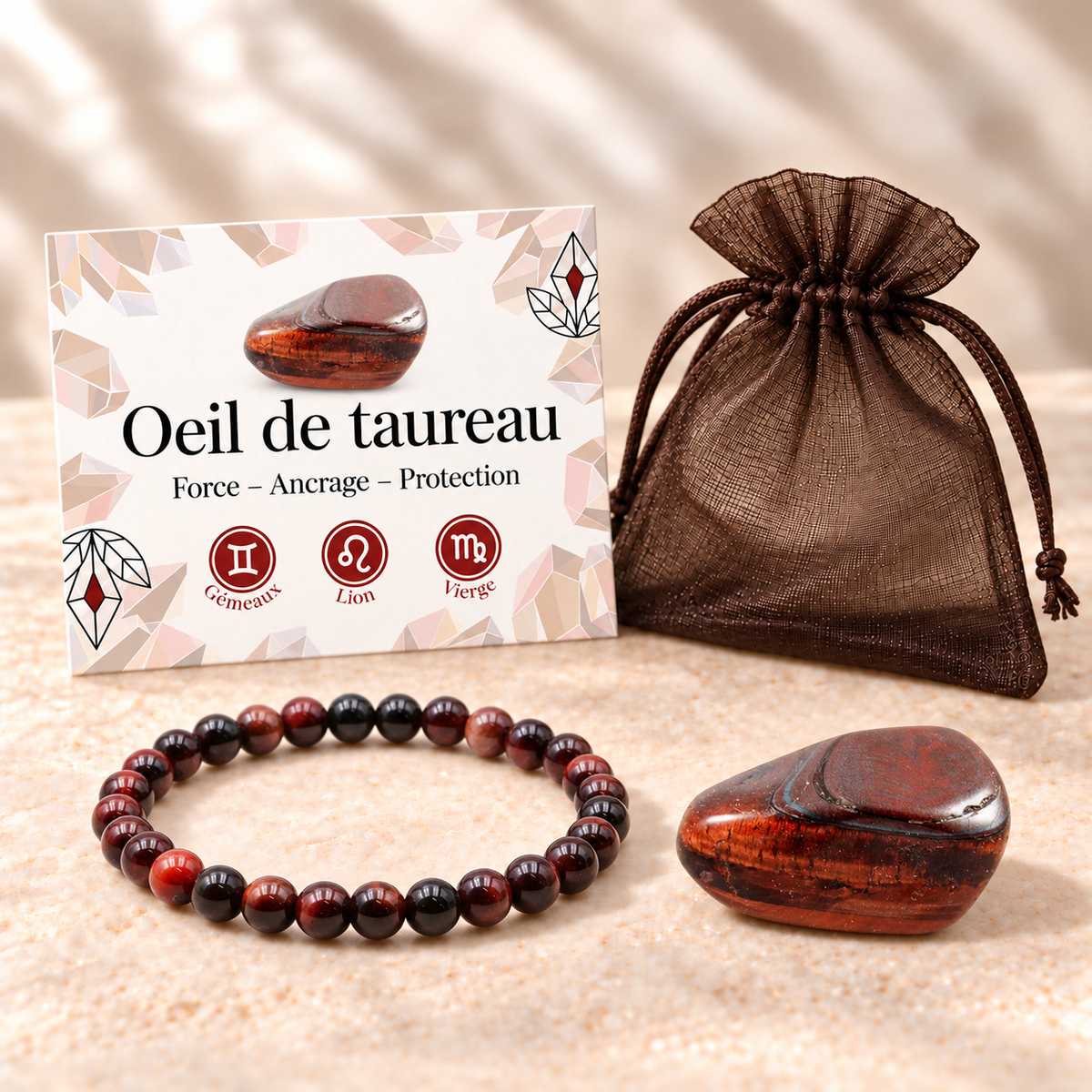 Pack "Force de la terre" Œil de taureau