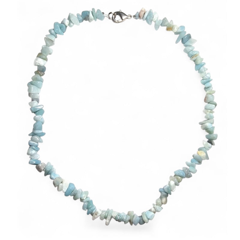 Collier amazonite Pérou A (perles baroques) - 45cm