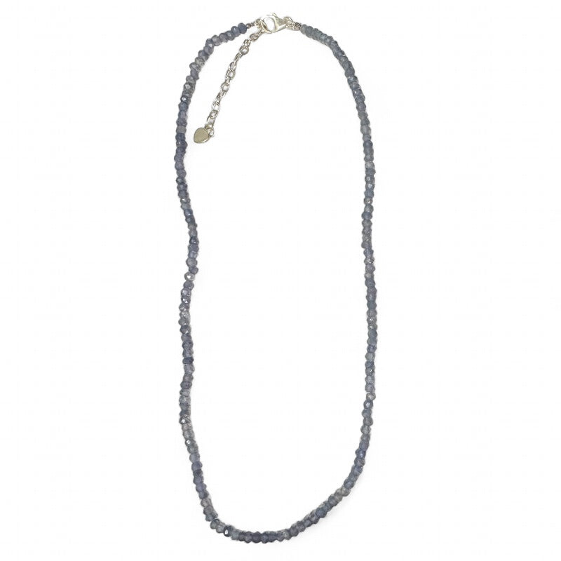 Collier iolite (cordiérite) Inde AA - 45-50mm