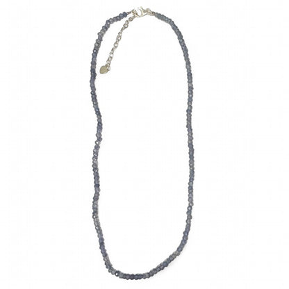 Collier iolite (cordiérite) Inde AA - 45-50mm