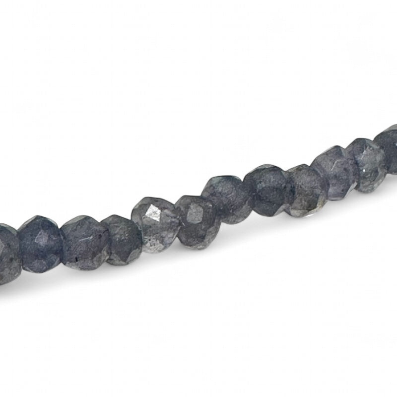 Collier iolite (cordiérite) Inde AA - 45-50mm