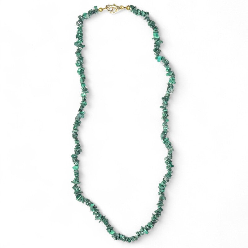 Collier malachite Congo A 45cm (perles baroques)