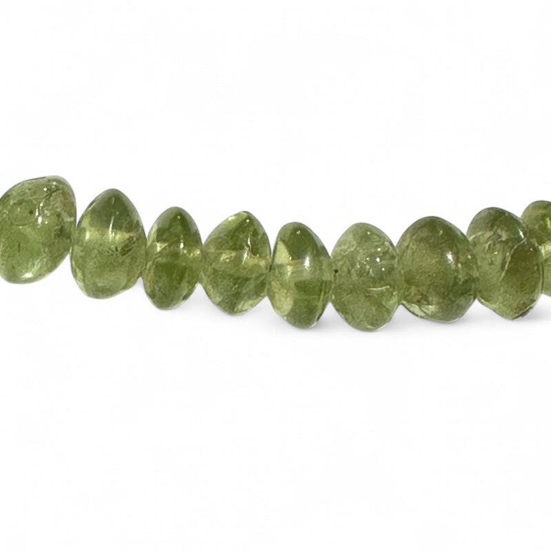 Collar Peridoto India AA plata 925 - 45-50mm