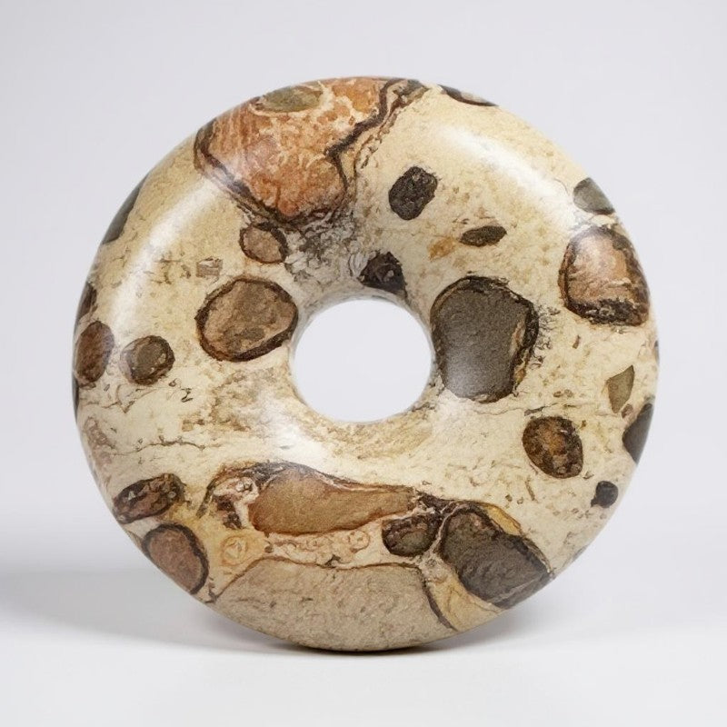 Donut or Chinese PI Leopard Jasper Brazil A