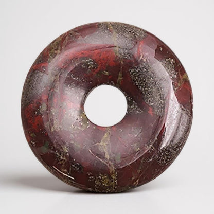 Donut or PI Chinese dragon blood jasper Brazil A
