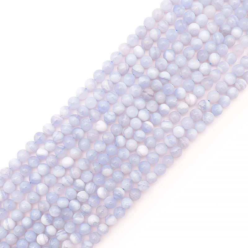 Fil calcédoine bleue Namibie AA