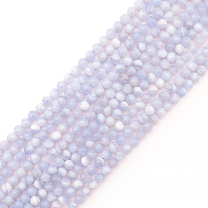 Fil calcédoine bleue Namibie AA