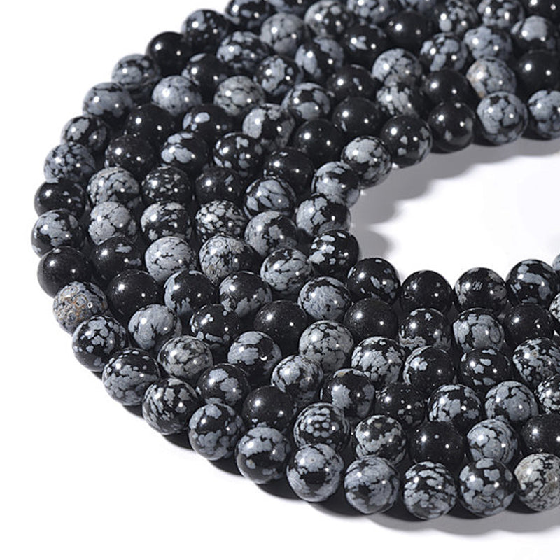 Fil obsidienne neige Mexique A