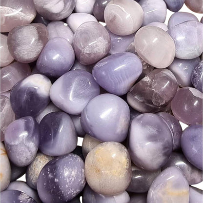 Fluorine mauve Birmanie A (pierre roulée)