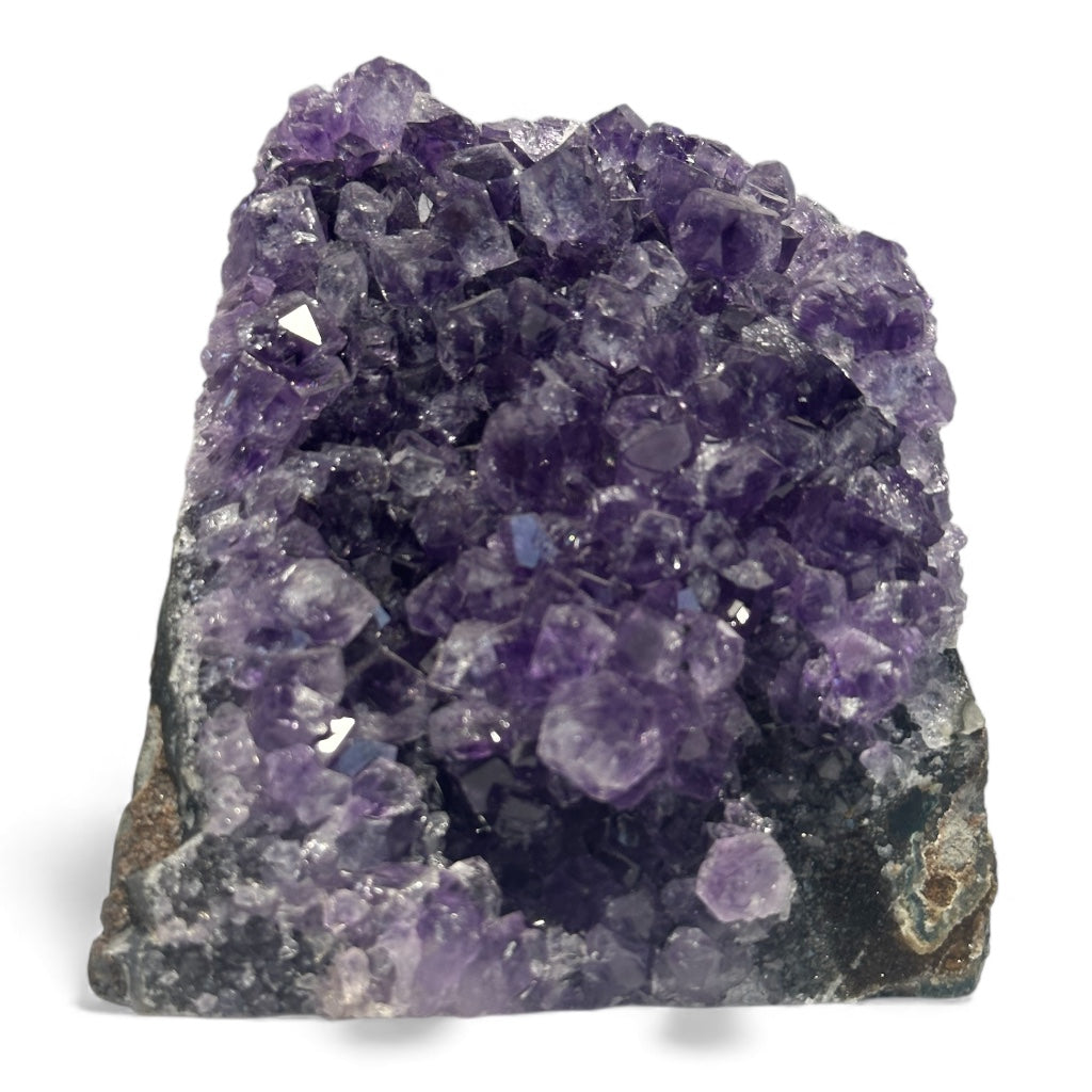 Géode Améthyste Uruguay Bords polis AA+ 556g