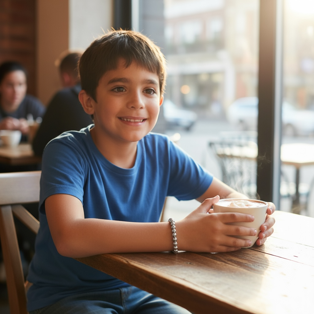 Pulsera hematites tamaño infantil China A (bolas 5-6mm)