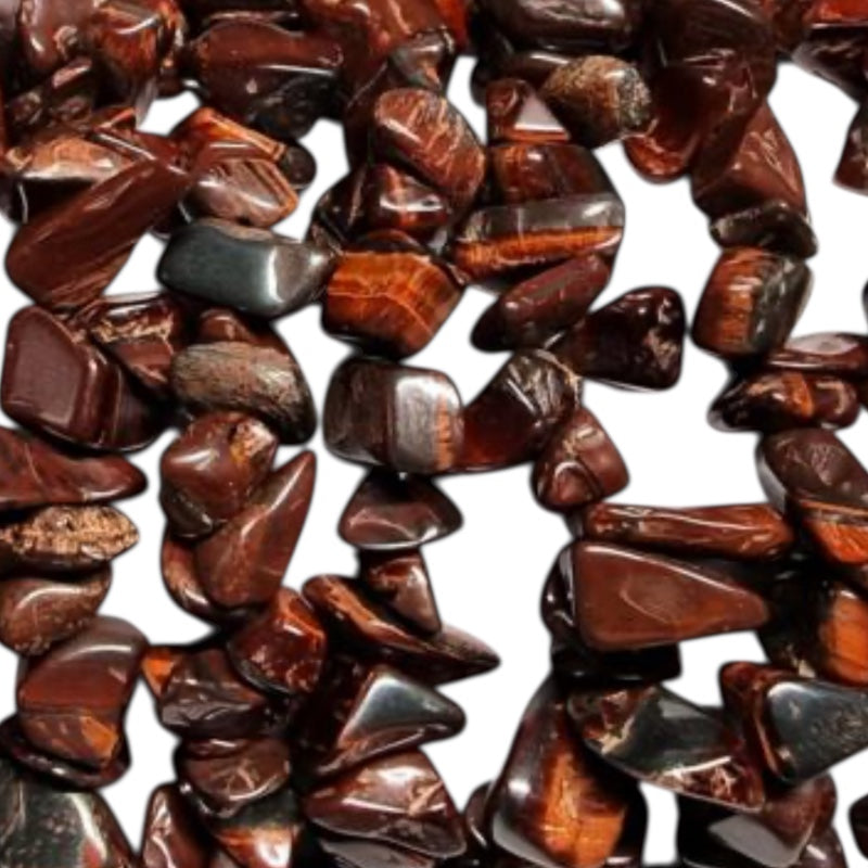 Collier oeil de taureau Afrique du Sud A (perles baroques) - 45cm