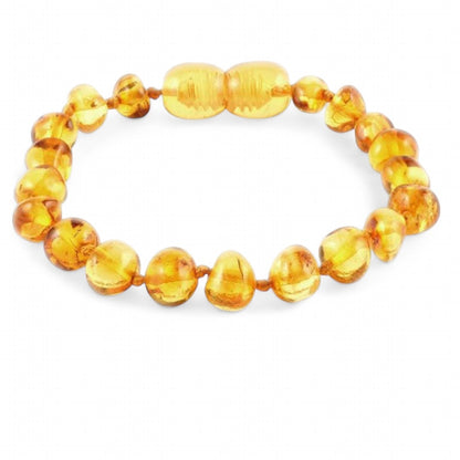 Honey amber baby bracelet