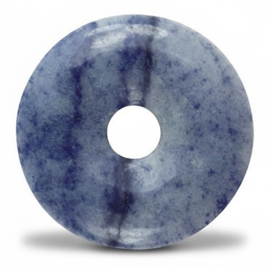 Donut ou PI Chinois quartz bleu Brésil A