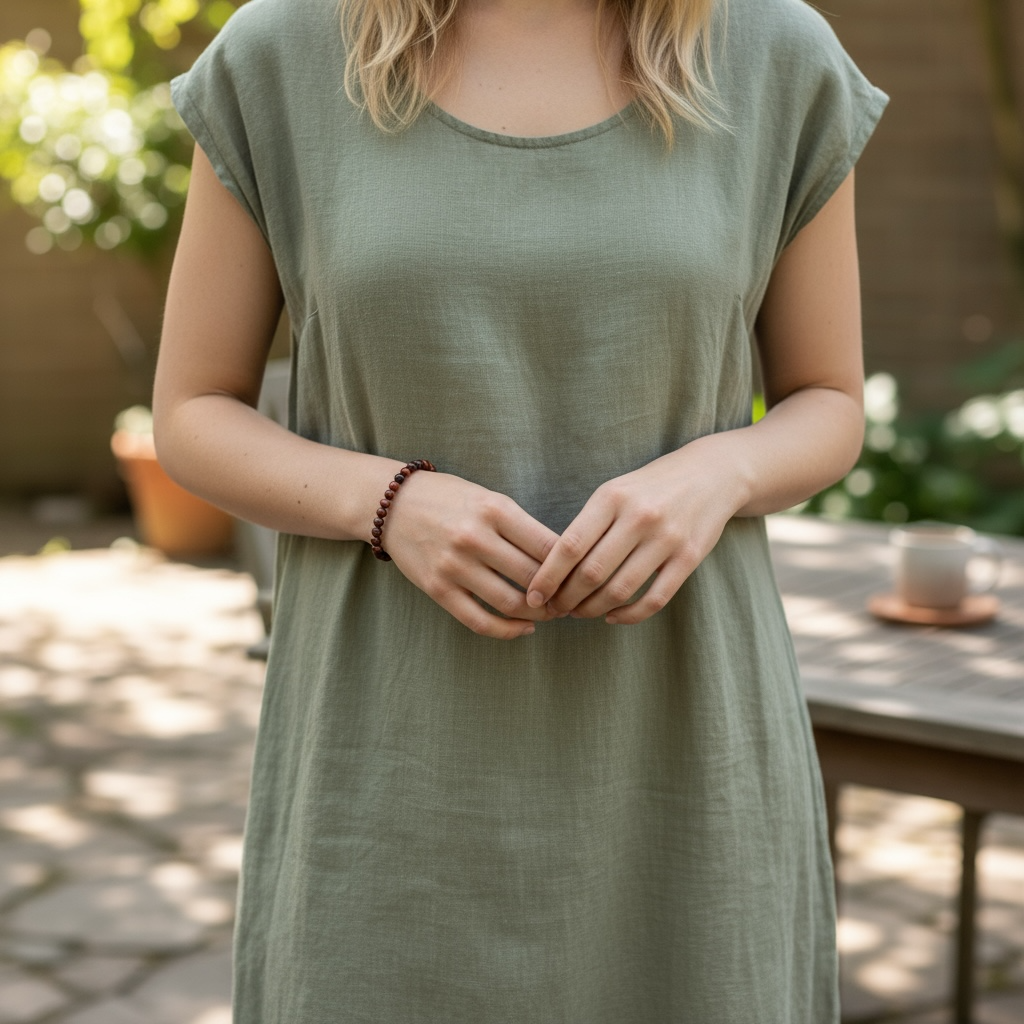 Pulsera ojo de buey Sudáfrica A (bolas 3-4mm)