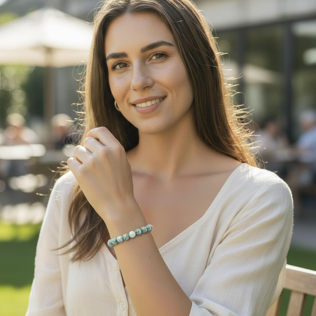 AA Dominican Republic larimar bracelet (5-6mm balls)