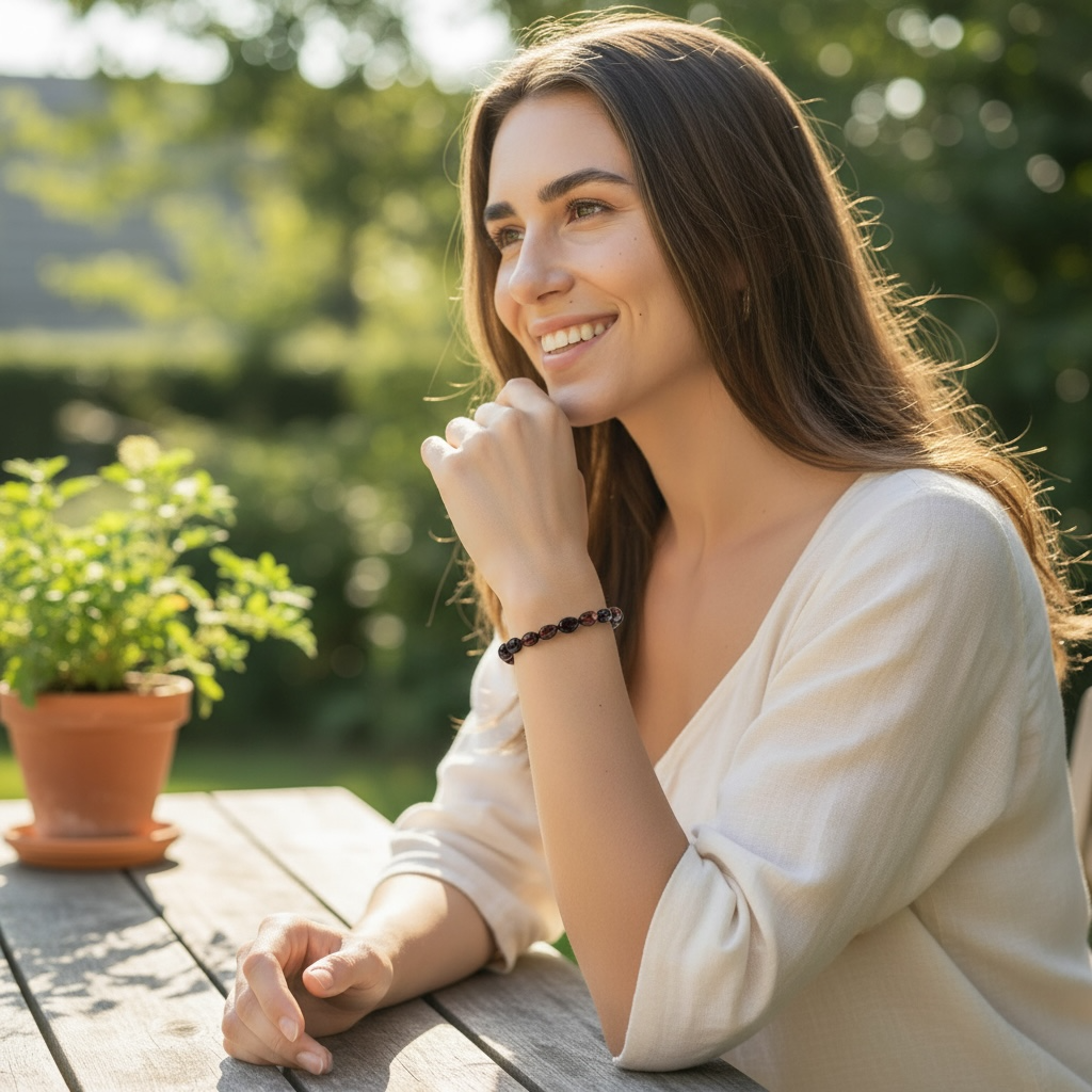 Bracelet oeil de taureau Afrique du Sud A (grains 5-7mm)