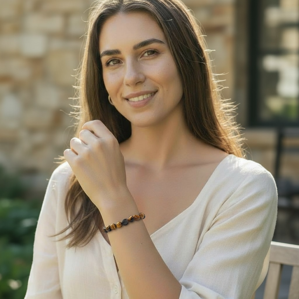 Tiger eye bracelet South Africa A (grains 5-7mm)