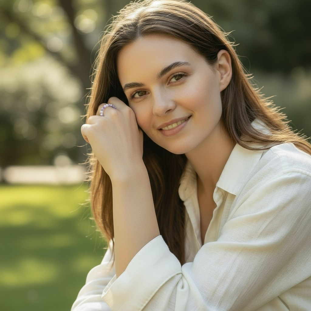 Anillo de cuentas México de encaje loco de ágata (bolas de 3 mm)
