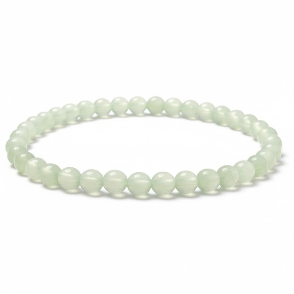 Bracelet jade de Chine A (boules 3-4mm)