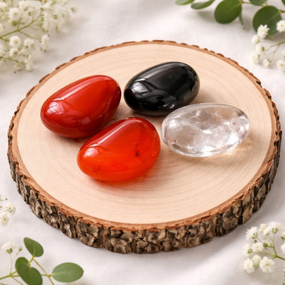 Assortment of tumbled stones: Anti-Stress 4 stones