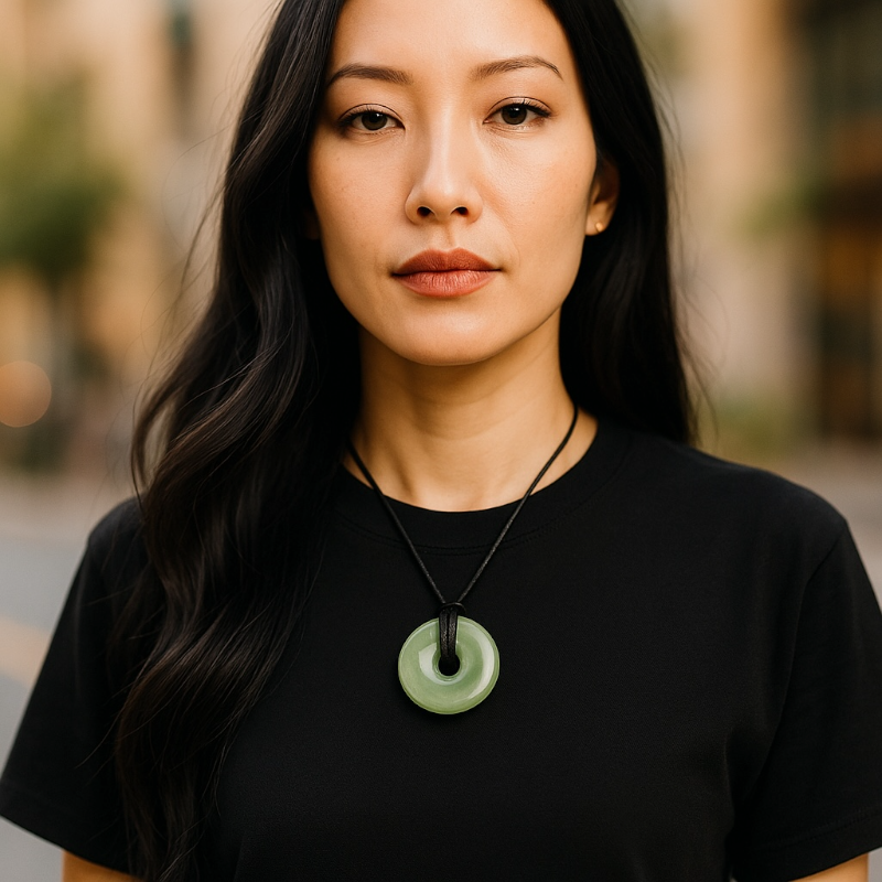 Donut or PI Chinese green aventurine Brazil A