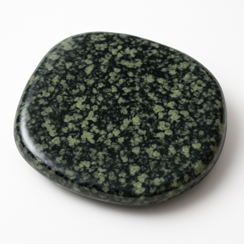 Green porphyry pebble Greece A