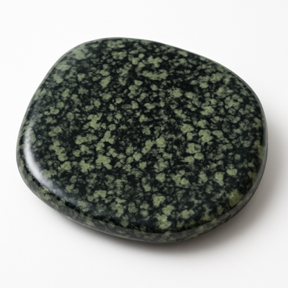 Green porphyry pebble Greece A