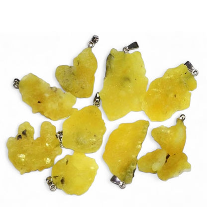 Pendentif Brucite Pakistan AA boucle argent 925