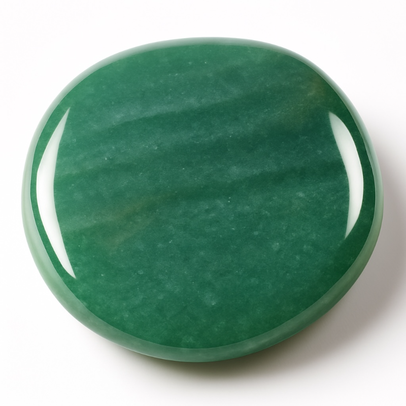 Green aventurine pebble Brazil A