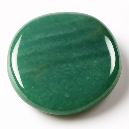 Green aventurine pebble Brazil A