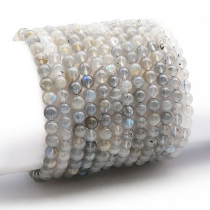 Bracelet labradorite Madagascar AA (boules 5-6mm)