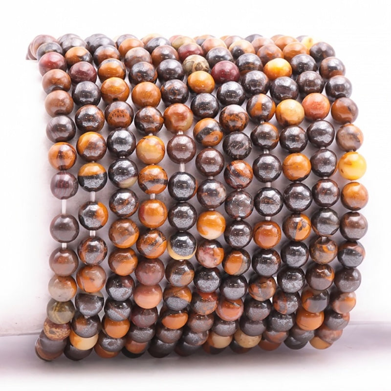 Pulsera ojo de hierro Sudáfrica AA (bolas 5-6mm)