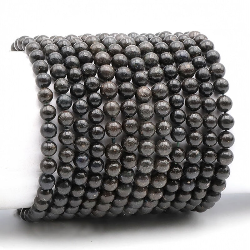 Australian AB black opal bracelet (5-6mm balls)