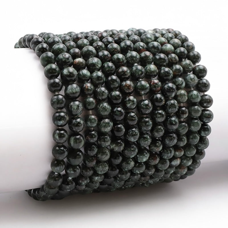Seraphinite bracelet Russia AA (5-6mm balls)