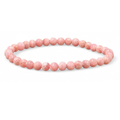 Bracelet rhodochrosite Argentine A+ (boules 4,5-5,5mm)