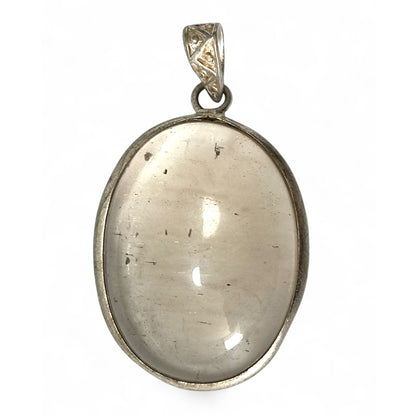 Pendentif citrine naturelle Brésil AA argent 925