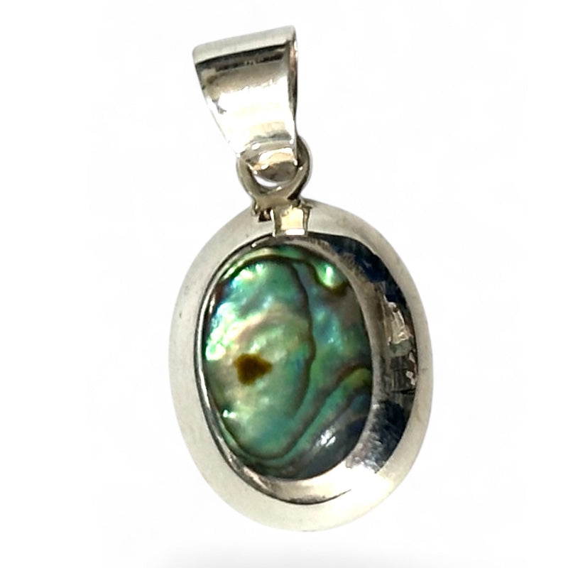 Colgante de nácar tailandés en plata 925