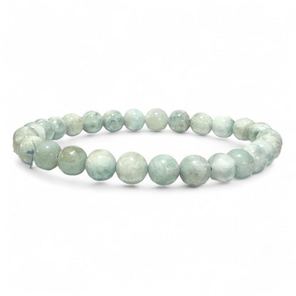 Bracelet larimar République Dominicaine A (boules 5-6mm)