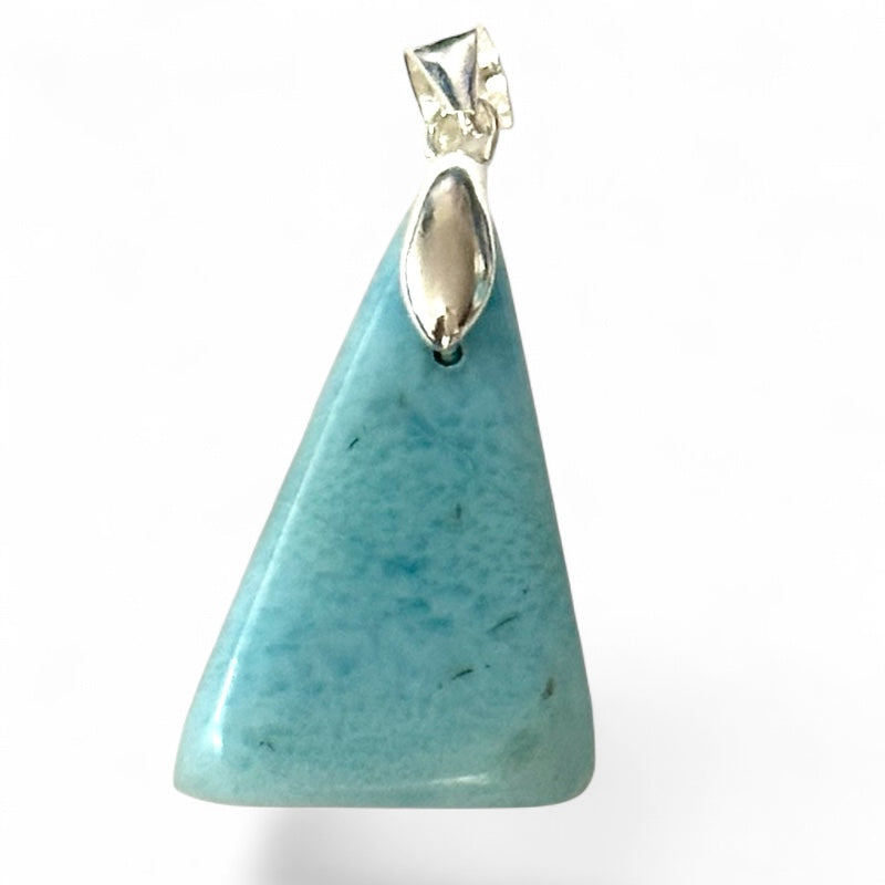 A+ Dominican Rep. Larimar Pendant in 925 Silver - Unique Piece