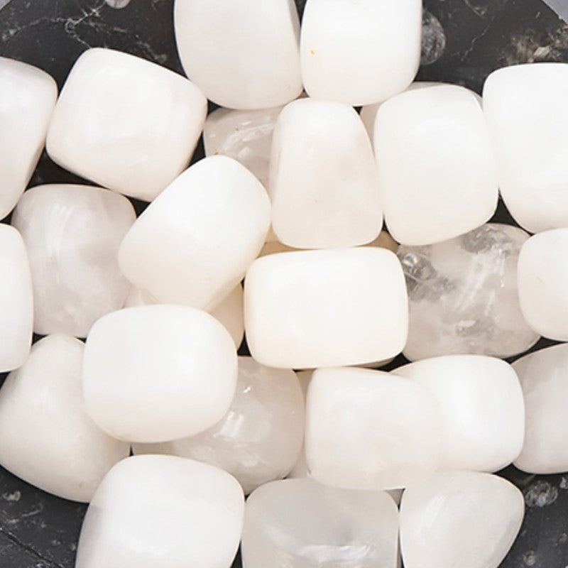 Jade blanc Chine A (pierre roulée)