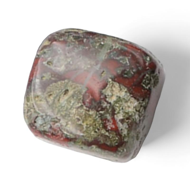 Jaspe sang de dragon Afrique du Sud A (pierre roulée)