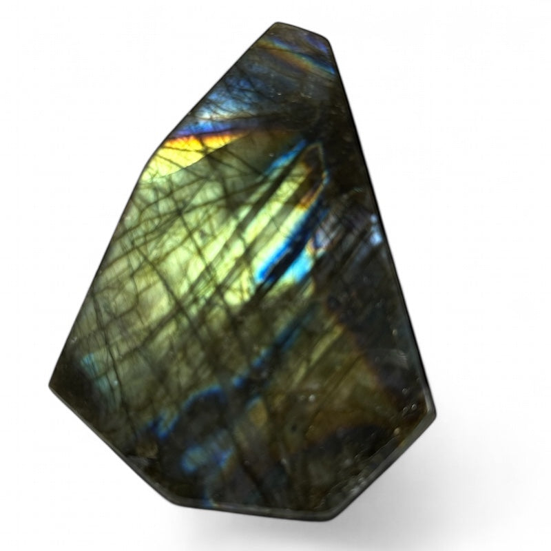 Labradorite taillée polie toutes faces Madagascar AA - 180g