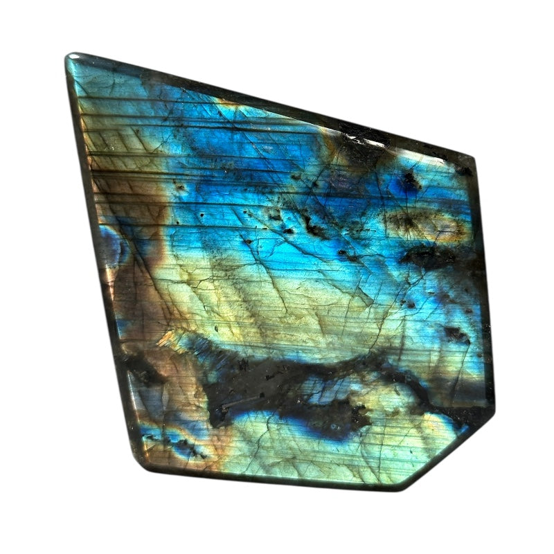 Labradorite cut and polished on all sides - 109g