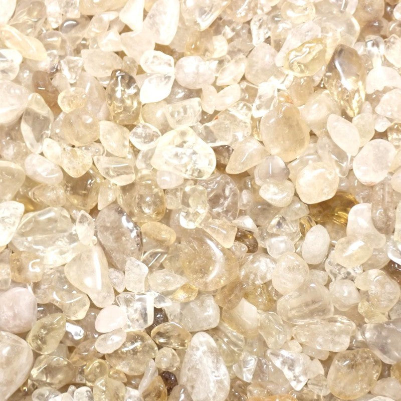 Lot citrine naturelle Madagascar (mini-pierre roulée XS) - 100g