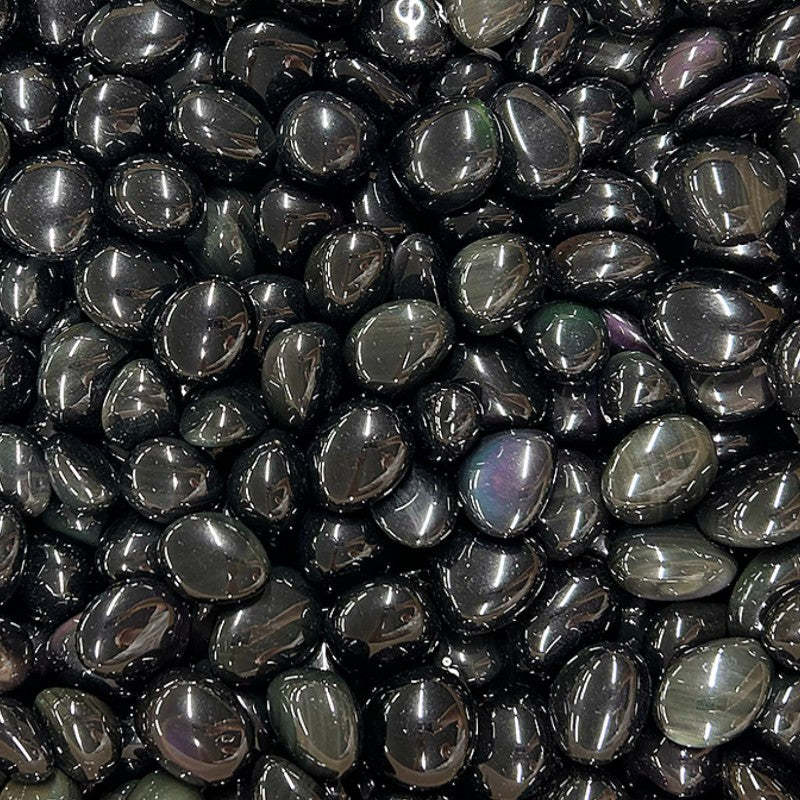 Obsidienne œil céleste Mexique A+ (pierre roulée)