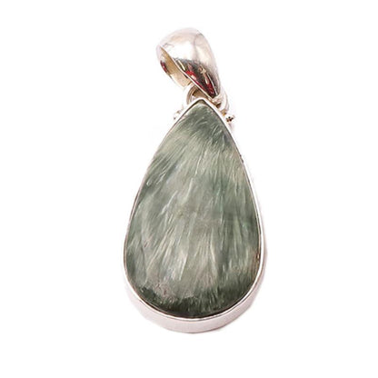 Pendentif séraphinite Russie AA argent 925